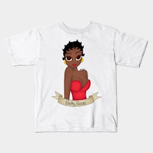 Betty Boop Dark Kids T-Shirt